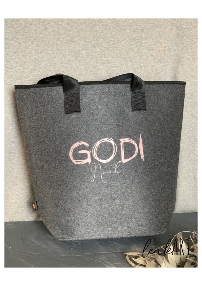 Filzshopper mit Innentasche – Bild 4