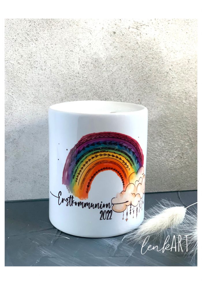 Spardose Bohoregenbogen