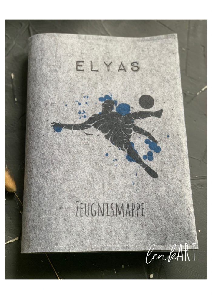 Zeugnismappe Fußball