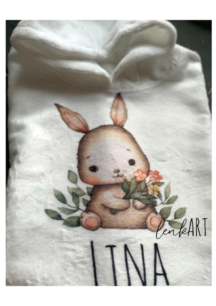 Badeponcho Hase – Bild 2