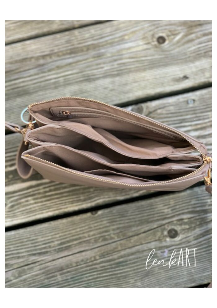 Handtasche im Lederlook – Bild 6