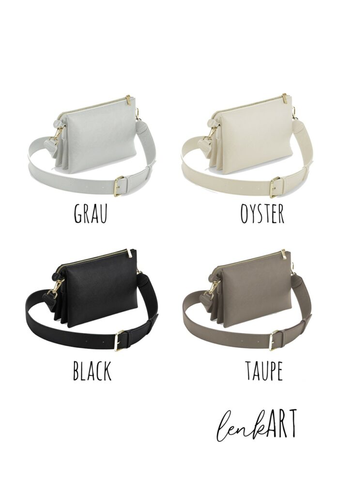 Handtasche im Lederlook – Bild 2