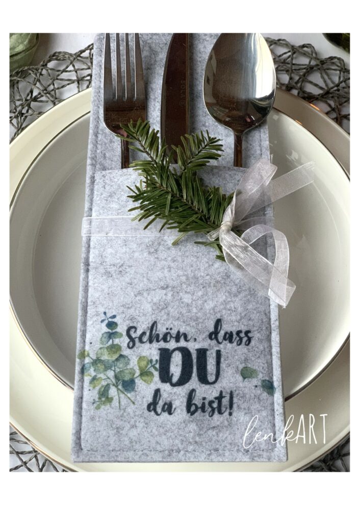 Bestecktaschen Eukalyptuszweige – Bild 5