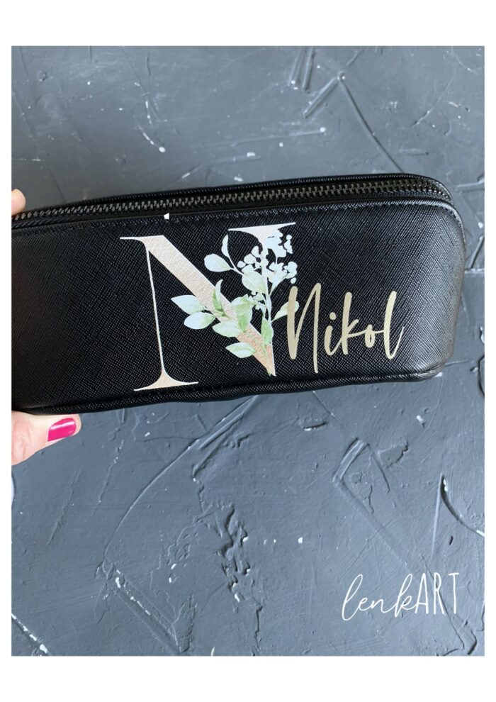 Kosmetiktasche Eukalyptus flat mini