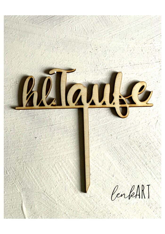 Caketopper Taufe, Erstkommunion, Firmung – Bild 2