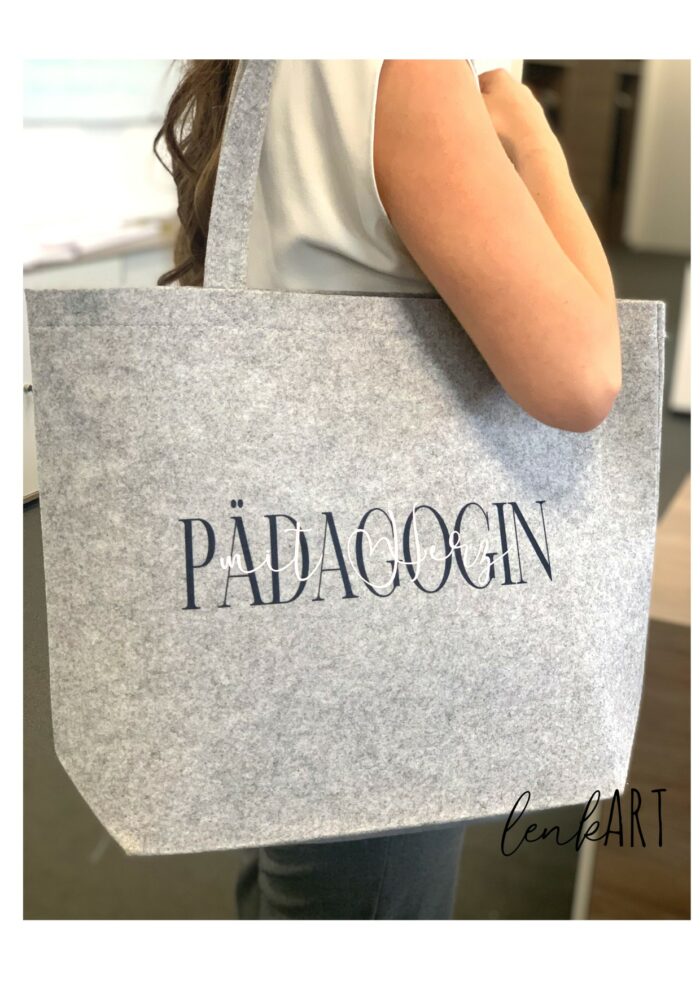 Filztasche Lehrerin – Bild 3